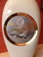 Vase & Assiette The Art of Chokin plaqués or 24carats, Japan, Enlèvement ou Envoi