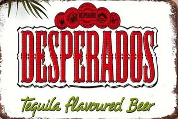 Reclamebord vintage Desperados - mancave poolhouse nieuw  beschikbaar voor biedingen