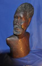 D buste africain en bois sculpté, Enlèvement ou Envoi