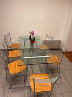 Stijlvolle eettafel 70cm x 180cm, Huis en Inrichting, Tafels | Eettafels, Ophalen, Gebruikt, 50 tot 100 cm, Vijf personen of meer