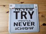 metalen wandplaat "If you never try you’ll never know", Enlèvement ou Envoi, Neuf