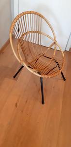 Vintage rieten kinderzeteltje, Kinderen en Baby's, Kinderstoelen, Ophalen, Gebruikt