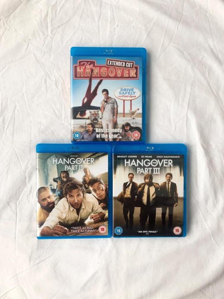 The Hangover Trilogy (Blu-ray), CD & DVD, Blu-ray, Comme neuf, Humour et Cabaret, Enlèvement ou Envoi