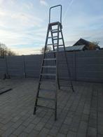 Altrex dubbele trapladder 2x14 treden, Ophalen