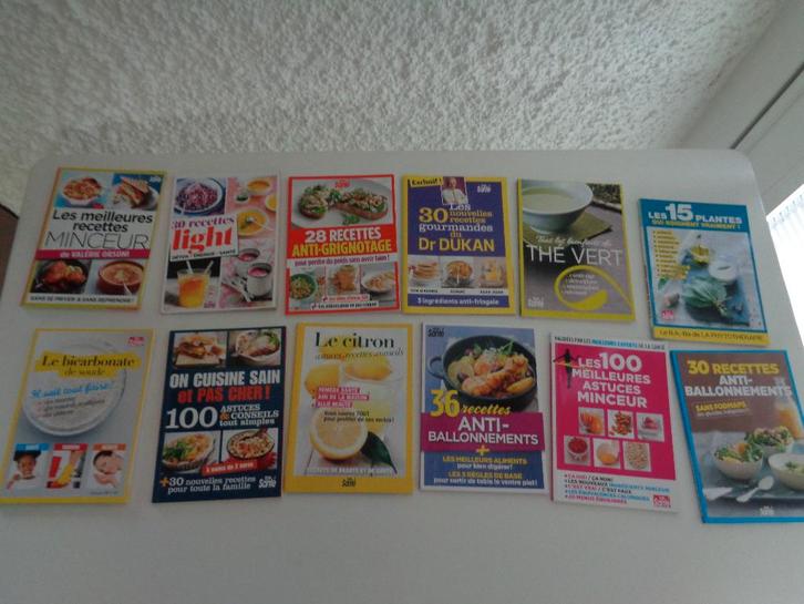 Lot de 12 Mini-livre top santé, Livres, Santé, Diététique & Alimentation, Utilisé, Autres types, Envoi