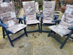 4 x stoel kussens voor hoge stoeken zgan., Ophalen of Verzenden, Zo goed als nieuw