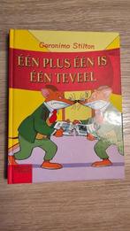 Geronimo Stilton -  Een plus een is een teveel, Fictie algemeen, Geronimo Stilton, Ophalen of Verzenden, Zo goed als nieuw