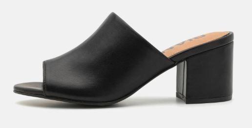 Mules à talons noires BIANCO 41, Kleding | Dames, Schoenen, Nieuw, Sandalen of Muiltjes, Zwart, Verzenden