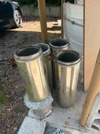 Dubbel wandig inox schouw, Ophalen, Zo goed als nieuw