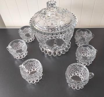 Vintage Service Punch of originele fruitsalade beschikbaar voor biedingen