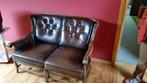 Zetel chesterfield in uitstekende staat, Ophalen, 150 tot 200 cm, Tweepersoons, Zo goed als nieuw