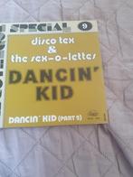 Single - Disco Tex & The Sex-O-Lettes – Dancin' Kid, Cd's en Dvd's, Vinyl Singles, 7 inch, Single, Ophalen of Verzenden, Zo goed als nieuw