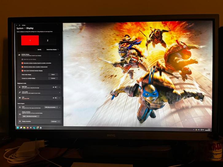 BenQ 28" Gaming monitor, Computers en Software, Monitoren, Zo goed als nieuw, 61 t/m 100 Hz, DisplayPort, HDMI, Gaming, Ingebouwde speakers