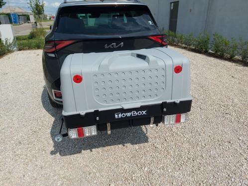 TowBox Led Bagagebox voor op de Trekhaak Grijs 280 Liter, Auto diversen, Dakkoffers, Nieuw, Ophalen