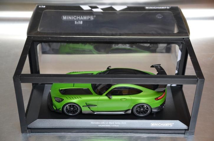1/18 Mercedes Amg GTR Black Serie Minichamps, Hobby en Vrije tijd, Modelauto's | 1:18, Nieuw, Auto, MiniChamps, Ophalen of Verzenden