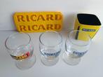 Ricard lot - 3 ballonglazen + accessoires voor ijsblokjes, Ophalen of Verzenden