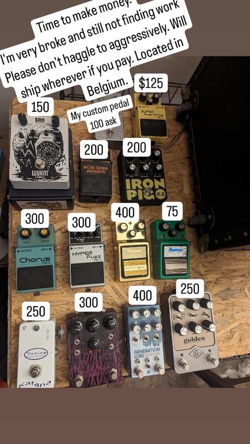 Pédales de guitare, Musique & Instruments, Effets, Comme neuf, Chorus, Delay ou Écho, Distortion, Overdrive ou Fuzz, Reverb, Autres types