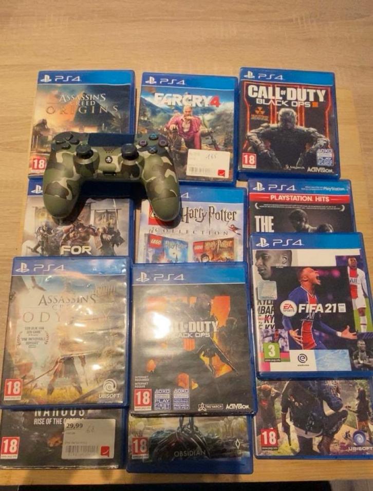 PS4 spelletjes te koop + controller, Games en Spelcomputers, Games | Sony PlayStation 4, Gebruikt, Avontuur en Actie, 3 spelers of meer