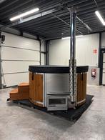 Luxe houtgestookte Thermolux hottub – 6 pers – TOPSTAAT, Ophalen, Nieuw, Trap, Vast