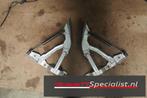 Motorkap scharnierset compeet zilver Audi TT MK1 8N, Ophalen of Verzenden, Gebruikt, Audi