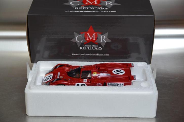 1/18 Ferrari 512M Le Mans CMR, Hobby en Vrije tijd, Modelauto's | 1:18, Nieuw, Auto, Overige merken, Ophalen of Verzenden