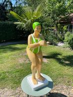 (Tuin)Beeld duikende dame, eye catcher zwembad, vijver 115cm, Tuin en Terras, Ophalen, Nieuw, Kunststof, Mensenbeeld