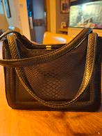 Sac à main noir vintage en forme de reptile., Enlèvement ou Envoi, Sac à main