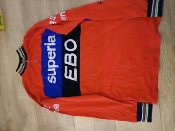 Vintage wielertrui Ebo Superia beschikbaar voor biedingen