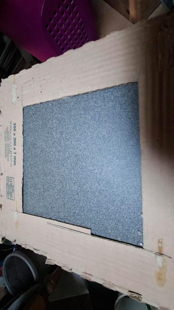 Tegels 11,52m2 nieuw in de verpakking,  grijs, Bricolage & Construction, Dalles & Carrelages, Carrelage de sol, Enlèvement