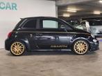 Abarth 595C T-Jet Scorpione Oro, Auto's, Voorwielaandrijving, 4 zetels, Gebruikt, Zwart