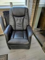 Lederen relaxzetel met sta op functie, Huis en Inrichting, Ophalen, Gebruikt, Eenpersoons, Leer