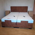 Electrische boxspring, Maison & Meubles, Chambre à coucher | Lits boxsprings, Brun, Enlèvement, Utilisé, 180 cm