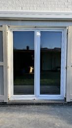 3x dubbel draai kip raam b. 170cm x h. 220cm PVC, Doe-het-zelf en Bouw, Raamkozijnen en Schuifdeuren, Ophalen, Kunststof, Gebruikt