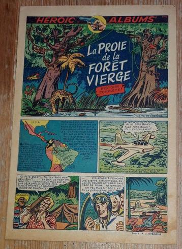 Heroic albums 12 La proie de la forêt vierge 1946 Cheneval