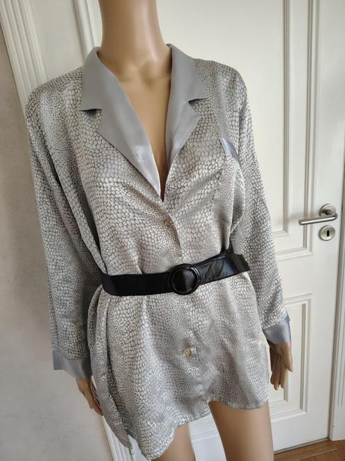 Vintage zilver kleurige feestelijke blouse, Kleding | Dames, Blouses en Tunieken, Verzenden