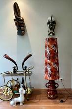 Lamp vintage fatlava jaren 60 70 west Germany fat lava, Ophalen, Zo goed als nieuw, Vintage retro
