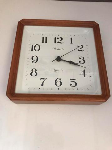 Horloge « VEDETTE » (23/23 cm), Enlèvement ou Envoi, Comme neuf