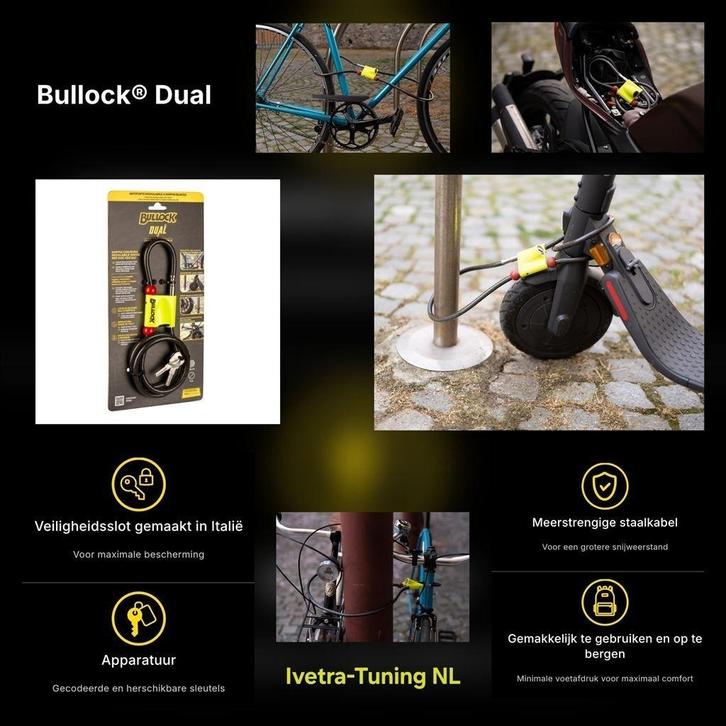 Fiestslot | Scooterslot | Stepslot | Slot Elektrische fiets, Fietsen en Brommers, Overige Fietsen en Brommers, Nieuw, Ophalen of Verzenden