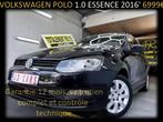 VOLKSWAGEN POLO 1.0 ESSENCE ‼️GARANTIE 1 AN CTOK‼️, Auto's, Voorwielaandrijving, Stof, Zwart, 5 deurs