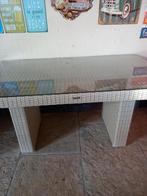 Tuintafel met glazen blad, Enlèvement