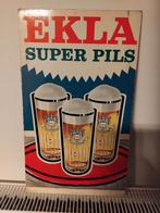 Ekla super pils  reclame, Verzamelen, Biermerken, Ophalen of Verzenden, Zo goed als nieuw