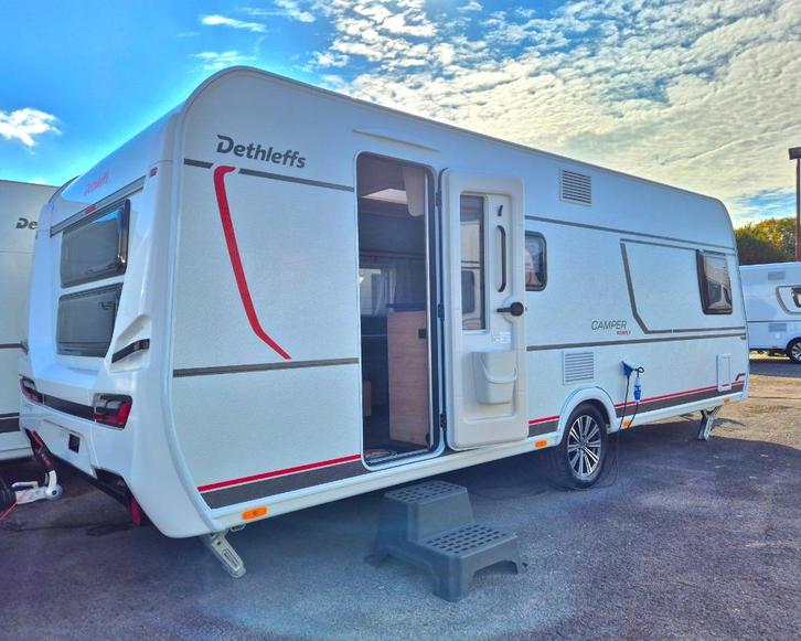 Dethleffs Camper 560 FMK – First Edition, Caravans en Kamperen, Caravans, Bedrijf, tot en met 6, 1500 - 2000 kg, Rondzit, Dethleffs