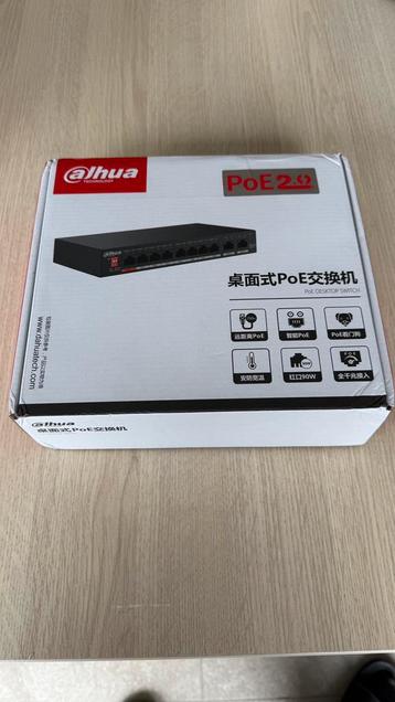 Dahua 8p PoE switch, Enlèvement, Utilisé