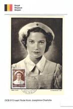 Carte OCB 913 Josphine-Charlotte RK, Affranchi, Croix-Rouge, Oblitération 1er jour, Envoi