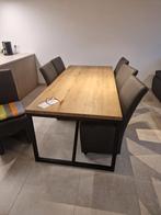 tafel en stoelen, Huis en Inrichting, Tafels | Eettafels, Ophalen, Gewoon, Eikenhout, Nieuw