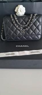 CHANEL Wallet on Chain – cuir caviar noir – métal argenté, Bijoux, Sacs & Beauté, Sacs | Sacs Femme, Enlèvement ou Envoi, Neuf