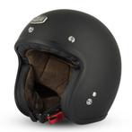 Cafe Racer S250 matzwarte jethelm - NIEUW, Ophalen of Verzenden, Nieuw met kaartje, Jethelm