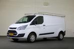 Ford Transit Custom 2.0 TDCI 105pk Euro 6 L2 H1 Trend Airco, Auto's, Bestelwagens en Lichte vracht, 161 g/km, Wit, Bedrijf, Ford