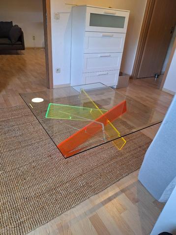 Glazen salontafel (nieuwstaat)  beschikbaar voor biedingen