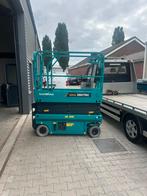 Schaarhoogwerker 8 meter werkhoogte, Ophalen